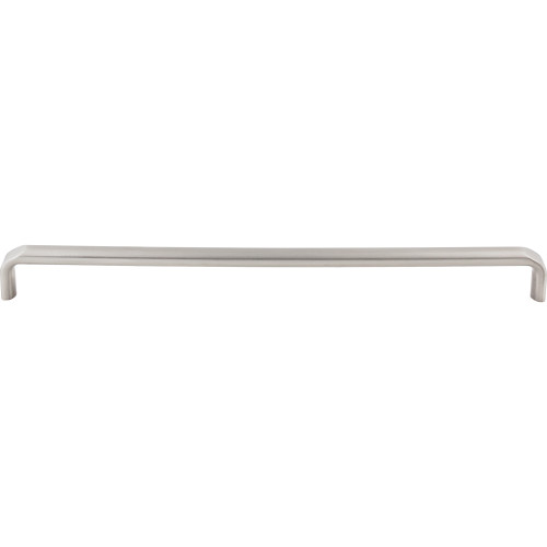 Top Knobs TK877BSN: 12" cc Exeter Round Bar Cabinet Pull - Brushed Satin Nickel