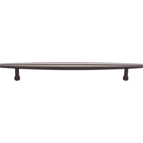 Top Knobs TK966AG: 7-9/16" cc Allendale Round Bar Cabinet Pull - Ash Gray