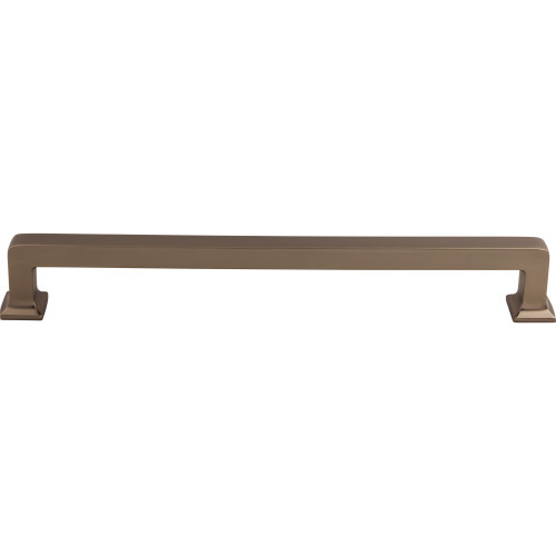 Top Knobs TK709AG: 12" cc Ascendra Rectangular Bar Appliance Pull - Ash Gray