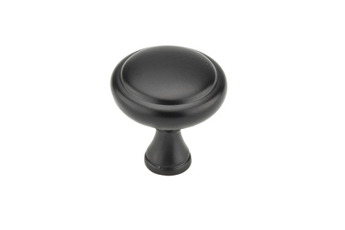 Richelieu BP79032900: 1-1/4" Candiac Cabinet Knob - Matte Black Richelieu BP79032900: 1-1/4" Candiac Cabinet Knob - Matte Black