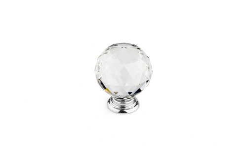 Richelieu BP87375014011: 2" Perdenone Cabinet Knob - Polished Chrome/Clear Crystal Richelieu BP87375014011: 2" Perdenone Cabinet Knob - Polished Chrome/Clear Crystal