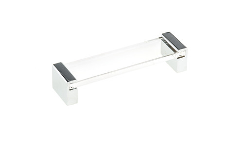 Richelieu BP877812814011: 128mm cc Como Cabinet Pull - Polished Chrome/Clear Acrylic Richelieu BP877812814011: 128mm cc Como Cabinet Pull - Polished Chrome/Clear Acrylic