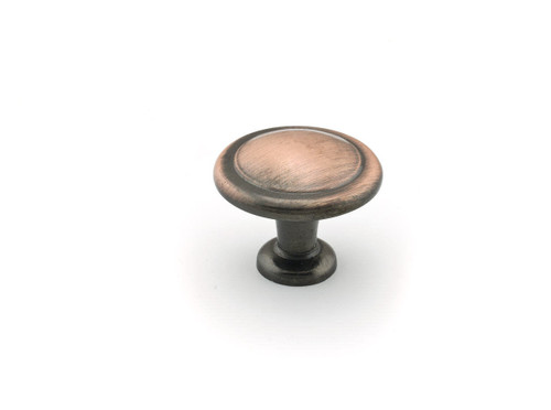 Richelieu BP878193: 1-1/4" Toulouse Cabinet Knob - Antique Copper Richelieu BP878193: 1-1/4" Toulouse Cabinet Knob - Antique Copper