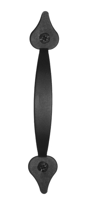 Richelieu BP0949358900: 3-5/8" cc Traditional Forged Iron Cabinet Pull - Matte Black