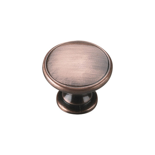 Richelieu BP881193: 1-3/4" Marseille Cabinet Knob - Antique Copper Richelieu BP881193: 1-3/4" Marseille Cabinet Knob - Antique Copper