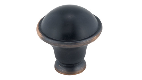 Richelieu BP872BORB: 1-1/4" Nantes Cabinet Knob - Brushed Oil Rubbed Bronze Richelieu BP872BORB: 1-1/4" Nantes Cabinet Knob - Brushed Oil Rubbed Bronze