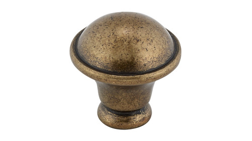 Richelieu BP872R3: 1-1/4" Nantes Cabinet Knob - Regency Brass Richelieu BP872R3: 1-1/4" Nantes Cabinet Knob - Regency Brass