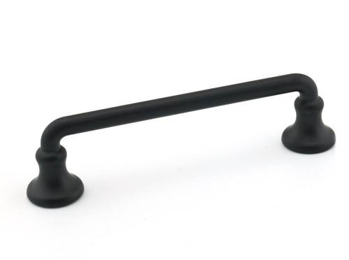 Richelieu BP0874900: 96mm cc D-Handle Cabinet Pull - Matte Black
