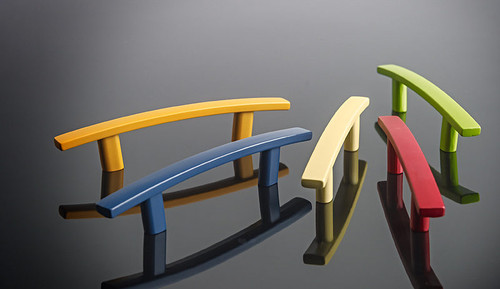 Richelieu BP650128169: 128mm cc Padova Cabinet Pull - Black Stainless Steel