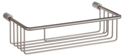 Smedbo D1001N: 8-1/2" Sideline Soap Basket - Brushed Nickel Smedbo D1001N: 8-1/2" Sideline Soap Basket - Brushed Nickel