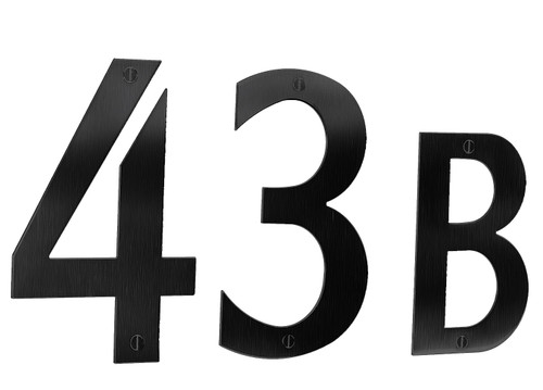 Smedbo BB948: 6" Beslagsboden House Number 8 - Black Stainless Steel Smedbo BB948: 6" Beslagsboden House Number 8 - Black Stainless Steel