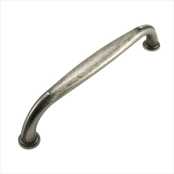 RKI CP-627-WN: 6" cc Fullerton D-Handle Pull - Weathered Nickel