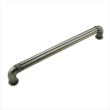 RKI CP-642-WN: 8" cc Corcoran D-Handle Pull - Weathered Nickel