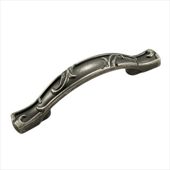 RKI CP-655-WN: 3" cc Nottingham Cabinet Pull - Weathered Nickel