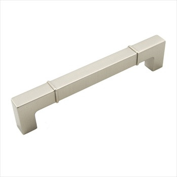 RKI CP-632-P: 6" cc Newbury Square Bar Pull - Pewter