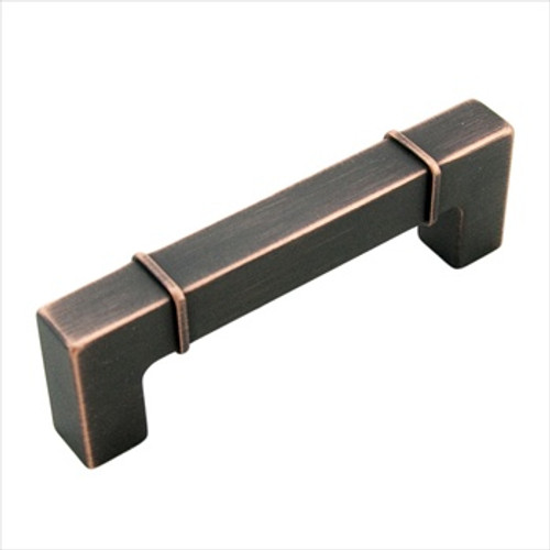 RKI CP-631-VB: 96mm cc Newbury Square Bar Cabinet Pull - Valencia Bronze RKI CP-631-VB: 96mm cc Newbury Square Bar Cabinet Pull - Valencia Bronze