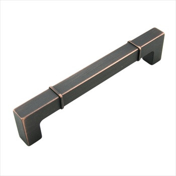 RKI CP-632-VB: 6" cc Newbury Square Bar Pull - Valencia Bronze