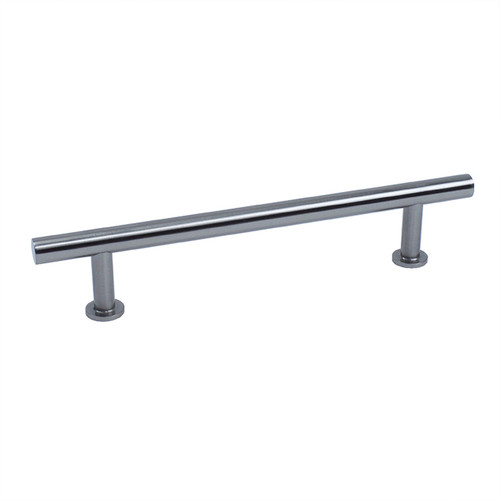Century Hardware 10478-MSN: 128mm cc Modern Geo Cabinet Pull - Matte Satin Nickel