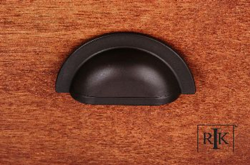 RKI CF-5249-RB: 3" cc Smooth Half Circle Cup Cabinet Pull - Oil Rubbed Bronze