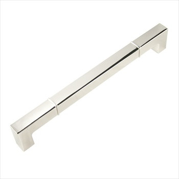 RKI CP-634-PN: 10" cc Newbury Square Bar Pull - Polished Nickel