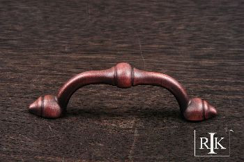 RKI CP-25-DC: 3" cc Beauty Cabinet Pull - Distressed Copper