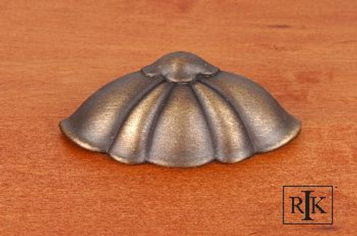 RKI CF-904-AE: 3" cc Petal Cup Cabinet Pull - Antique English