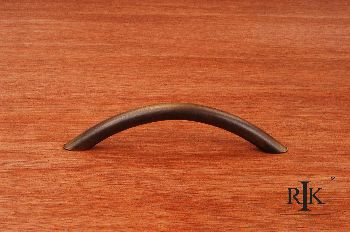 RKI CP-3717-AE: 4" cc Half Moon Arch Cabinet Pull - Antique English