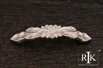 RKI CP-82-P: 3" cc Flower Cabinet Pull - Pewter