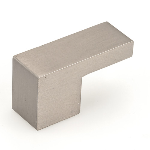 Richelieu 79761654195: 16mm cc L-Shape Cabinet Pull - Brushed Nickel