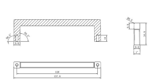 Richelieu BP873128CHBRZ: 128mm cc Lambton Cabinet Pull - Champagne Bronze Richelieu BP873128CHBRZ: 128mm cc Lambton Cabinet Pull - Champagne Bronze