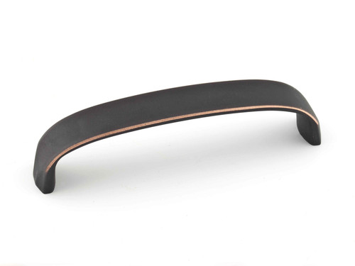 Richelieu BP5625696BORB: 96mm cc Contemporary Coaticook Cabinet Pull - Brushed Oil-Rubbed Bronze