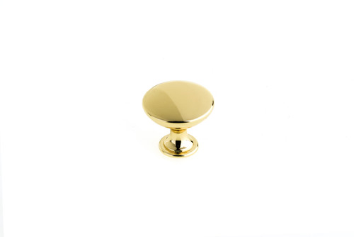 Richelieu BP904125160: 31/32" Copperfield Round Cabinet Knob - Satin Gold Richelieu BP904125160: 31/32" Copperfield Round Cabinet Knob - Satin Gold