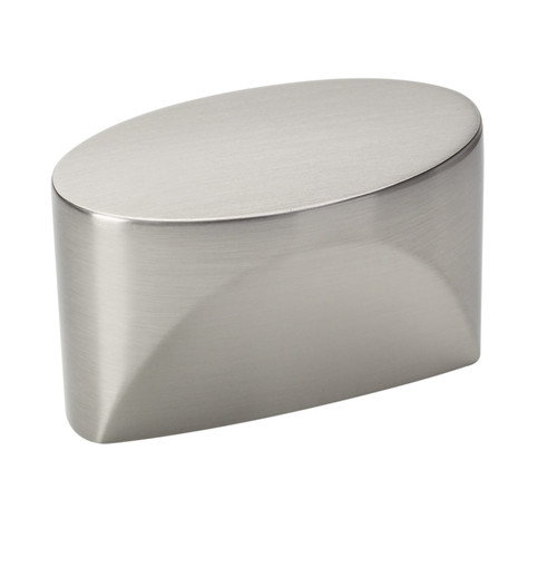 Richelieu 35832195: 1-31/32" Fusion Oval Cabinet Knob - Brushed Nickel