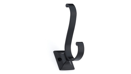 Richelieu 92429BAG: Transitional Wall Hook - Black Forged Iron