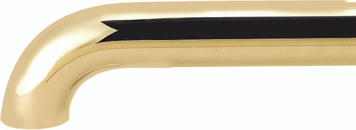 Alno A0030-PB/NL: 30" cc ADA Compliant Grab Bar - Unlacquered Brass
