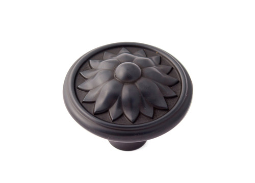 Alno A1472-PB/NL: 1-1/2" Fiore Cabinet Knob - Unlacquered Brass