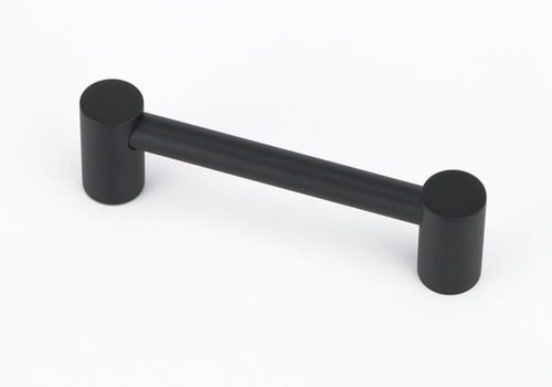 Alno A715-3-MB: 3" cc Contemporary I Cabinet Pull - Matte Black