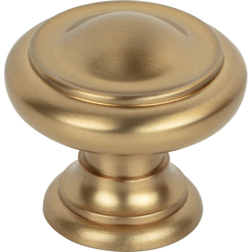 Top Knobs M1565: 1-1/8" Nouveau III Round Dome Cabinet Knob - Honey Bronze