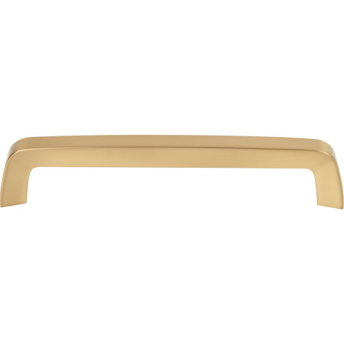Top Knobs M1892: 6-5/16" cc Nouveau III Tapered Bar Cabinet Pull - Honey Bronze