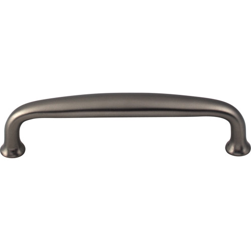 Top Knobs M2116: 4" cc Charlotte D-Handle Cabinet Pull - Ash Gray