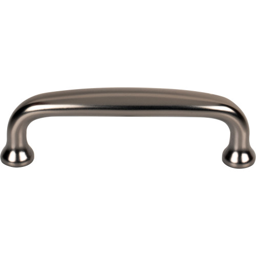 Top Knobs M2118: 3" cc Charlotte D-Handle Cabinet Pull - Ash Gray