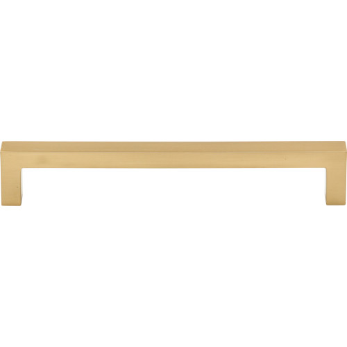 Top Knobs M2155: 6-5/16" cc Nouveau III Square Bar Cabinet Pull - Honey Bronze