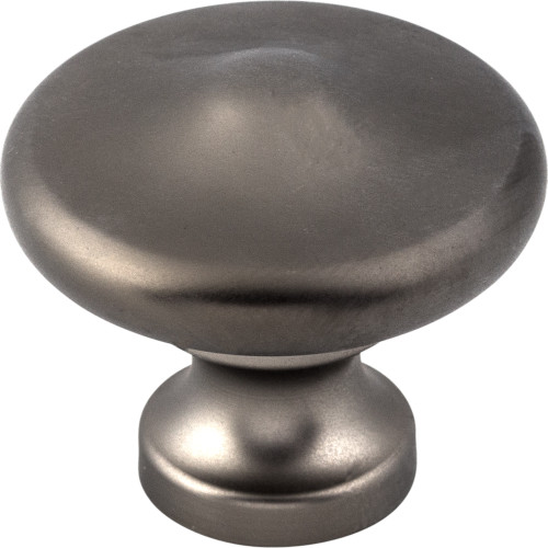 Top Knobs M2180: 1-5/16" Dakota Round Peak Cabinet Knob - Ash Gray