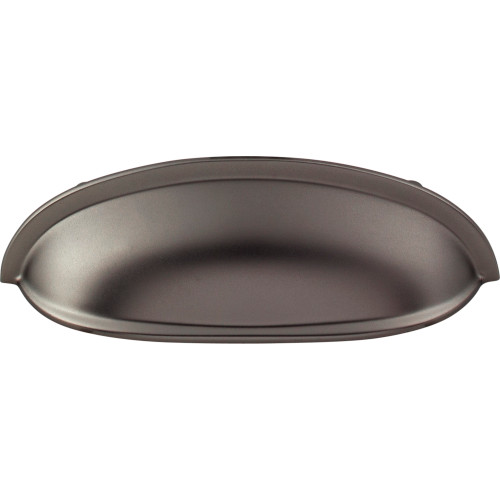 Top Knobs M2192: 3" cc Somerset Cup Cabinet Pull - Ash Gray