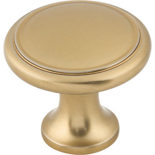 Top Knobs M2197: 1-1/8" Nouveau Round Cabinet Knob - Honey Bronze