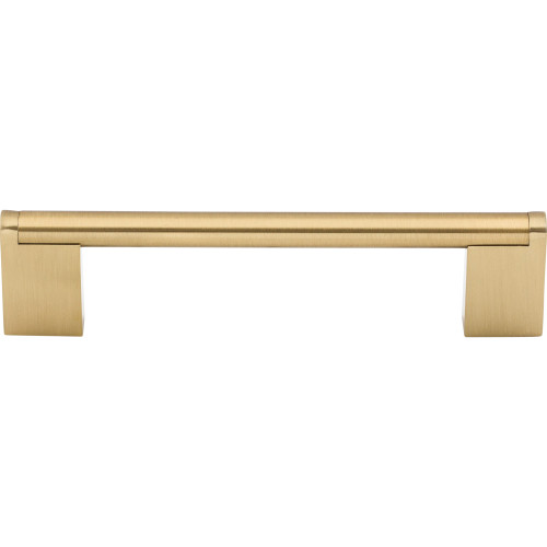 Top Knobs M2412: 5-1/16" cc Princetonian Round Bar Cabinet Pull - Honey Bronze