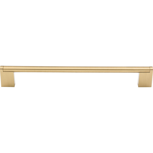 Top Knobs M2414: 8-13/16" cc Princetonian Round Bar Cabinet Pull - Honey Bronze