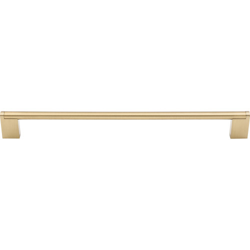 Top Knobs M2417: 18-7/8" cc Princetonian Round Bar Cabinet Pull - Honey Bronze