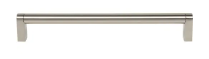 Top Knobs M2481: 30" cc Pennington Round Bar Appliance Pull - Brushed Satin Nickel