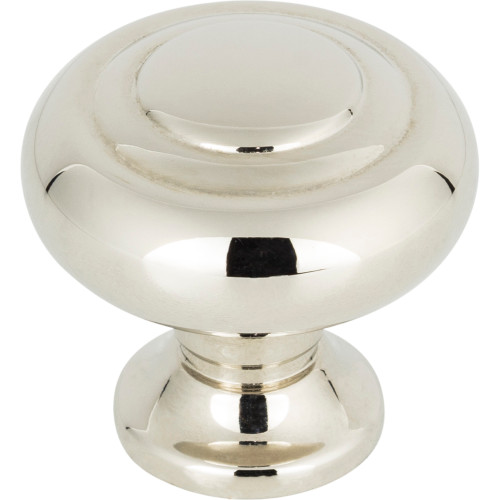 Top Knobs TK1000PN: 1-1/4" Kent Round Cabinet Knob - Polished Nickel
